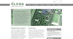 Desktop Screenshot of cleggiplaw.com